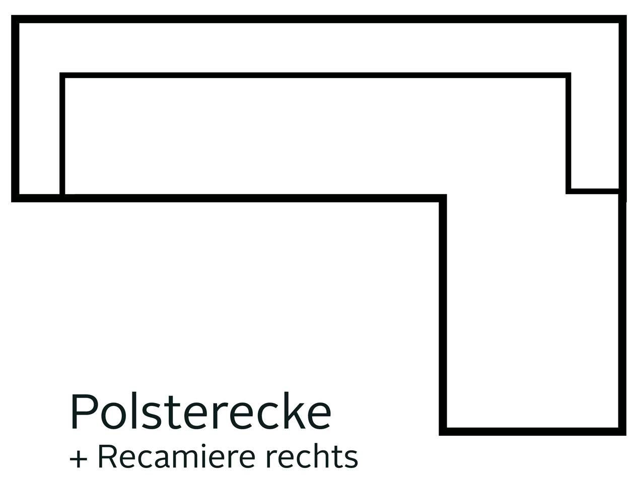 Modulen, Ecksofa II, daher aufstellbarbar bestehend Candy Rosenholz 3C aus auch individuell Enisa