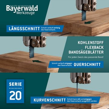 QUALITÄT AUS DEUTSCHLAND Bayerwald Werkzeuge Bandsägeblatt Bayerwald Holz Bandsägeblatt  1365 x 6 x 0.36, 0.36 mm (Dicke)