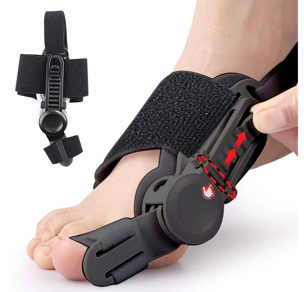 COOL-i ® Hallux-Bandage Cool-i® Großzehen & Fußspangen-System mit Drehverstellung, links/rechts tragbar, individuell einstellbar
