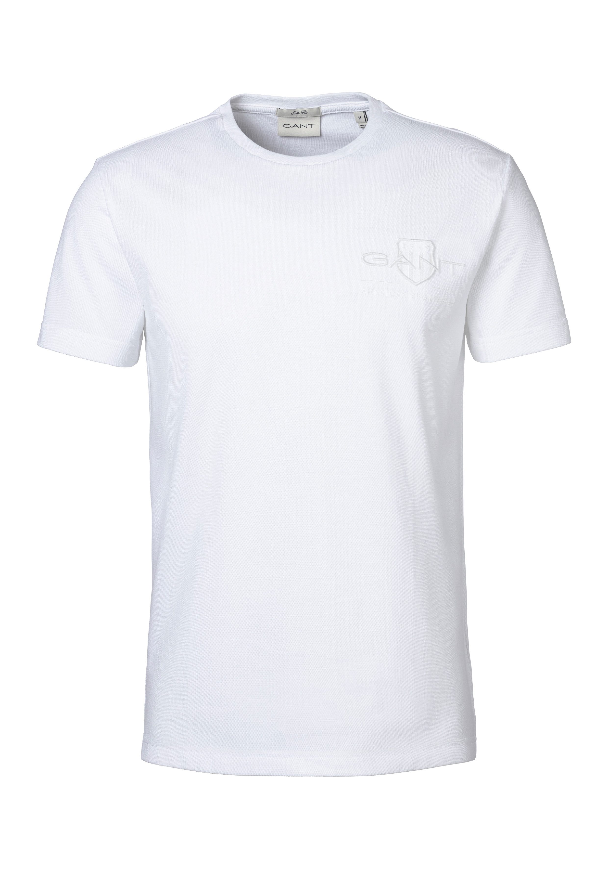 Gant T-Shirt Slim Fit Tonal Shield günstig online kaufen