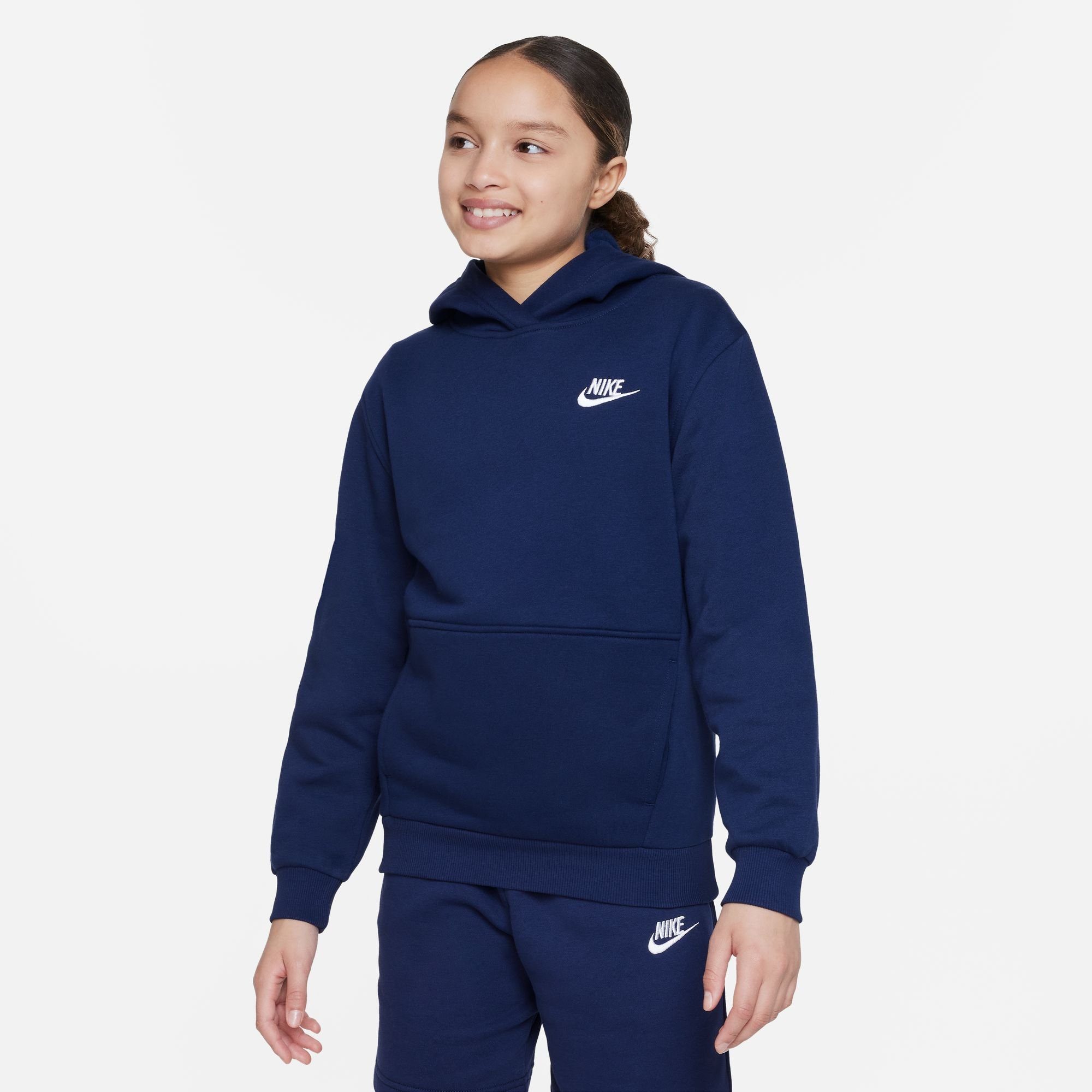 Kapuzensweatshirt K NSW CLUB FLC HDY LBR