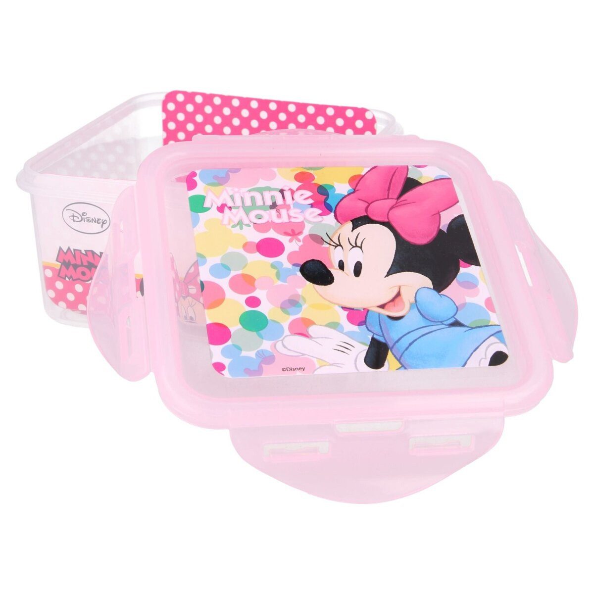 Disney Lunchbox Disney Minnie Mouse Snackbox 730ml Brotdose für unterwegs, 100% Polypropylen, (1-tlg)