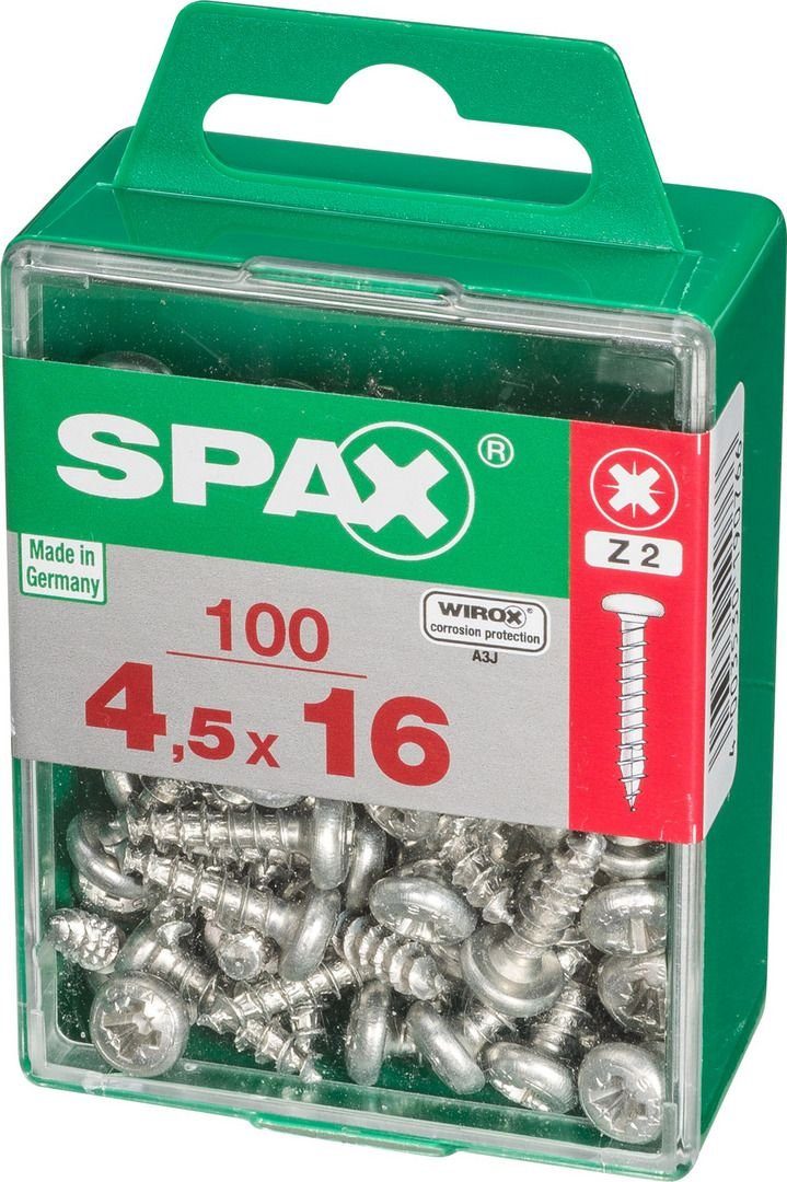 SPAX Universalschrauben 16 Rundkopf TX Spax x mm 20 Holzbauschraube 4.5