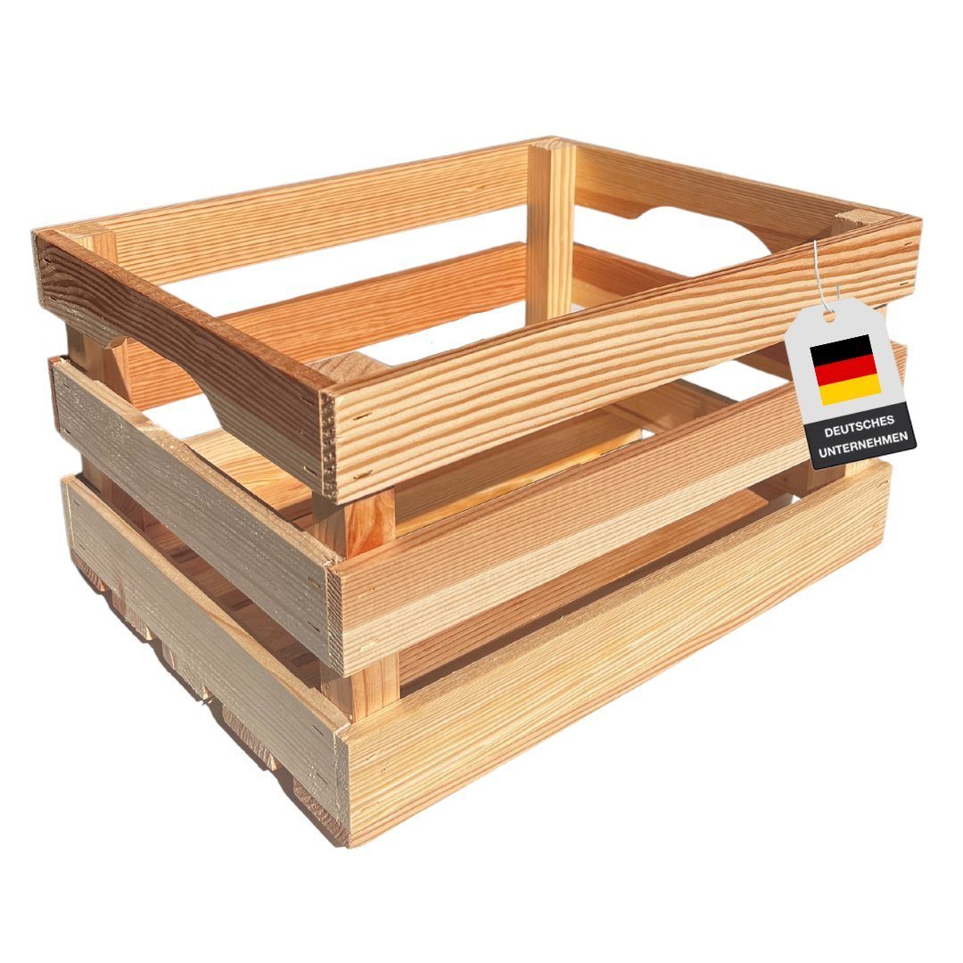 MANUMA® Allzweckkiste HOLZKISTE ideal für den James - Weinkiste - Geschenkkiste - Obstkiste