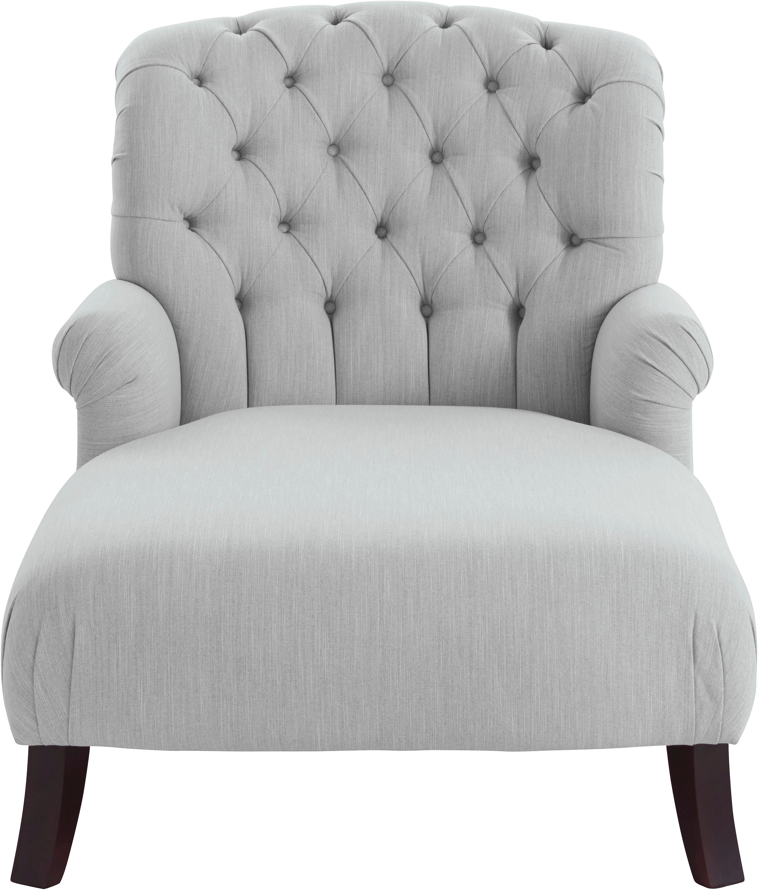 Home affaire Loveseat Amiens Sessel Loungesessel, mit wunderschöner Knopfheftung im Rücken