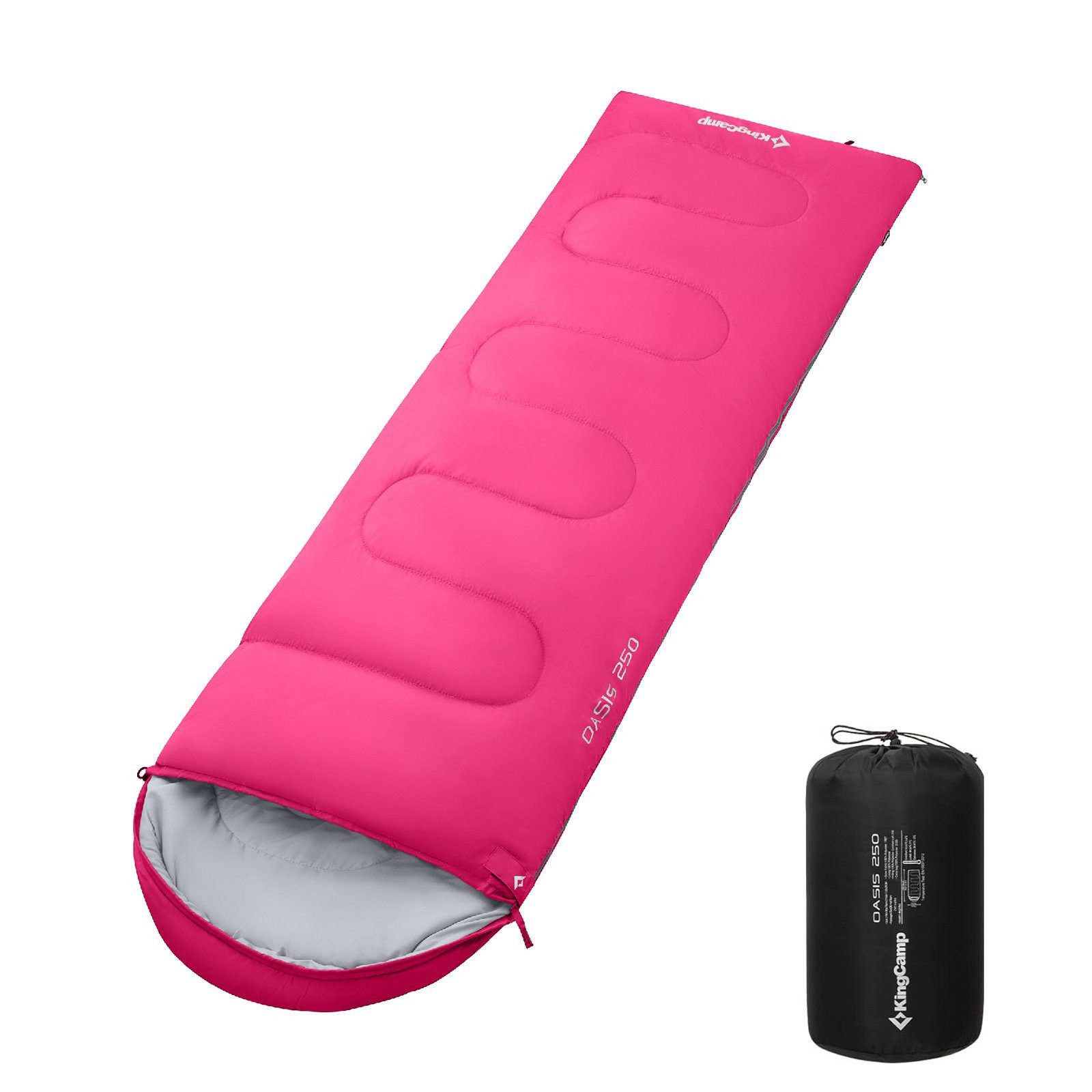 KingCamp Schlafsack Decken Schlafsack Oasis 250 Sommer - Camping Outdo