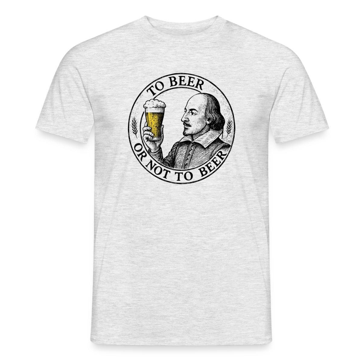 Spreadshirt T-Shirt To Beer Or Not To Beer Bier Sauf Geschenk Männer T-Shirt (1-tlg)