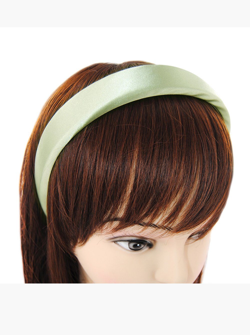 axy Haarreif Haarreif mit Stoff gepolstertes Candy Colours, Vintage Damen Haareifen Haarband Satin Bezogen
