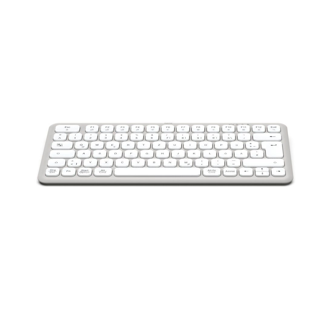 Hama Tastatur WK-500 (kabellos, QUERTZ, Multi-Device, klein) Tastatur