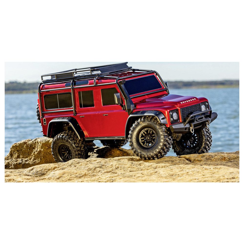 Traxxas RC-Auto Traxxas TRX-4 Land Rover Defender Brushed 1:10 RC Modellauto Elektro C