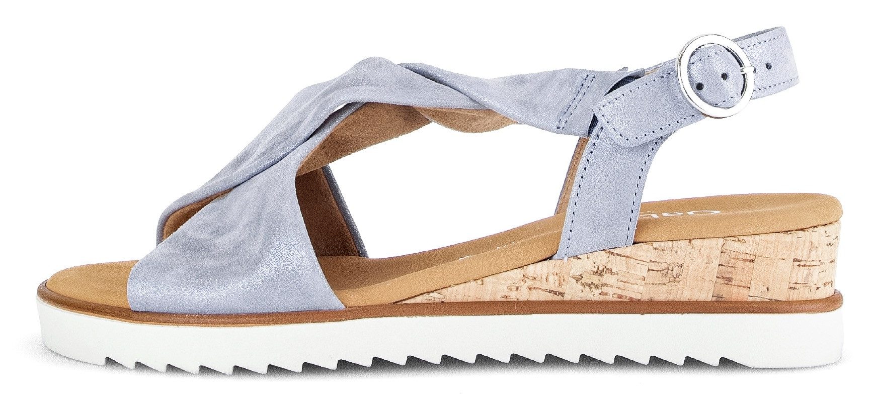 Gabor GENUA Sandalette, Sommerschuh, Sandale, Keilabsatz, mit verstellbarem günstig online kaufen