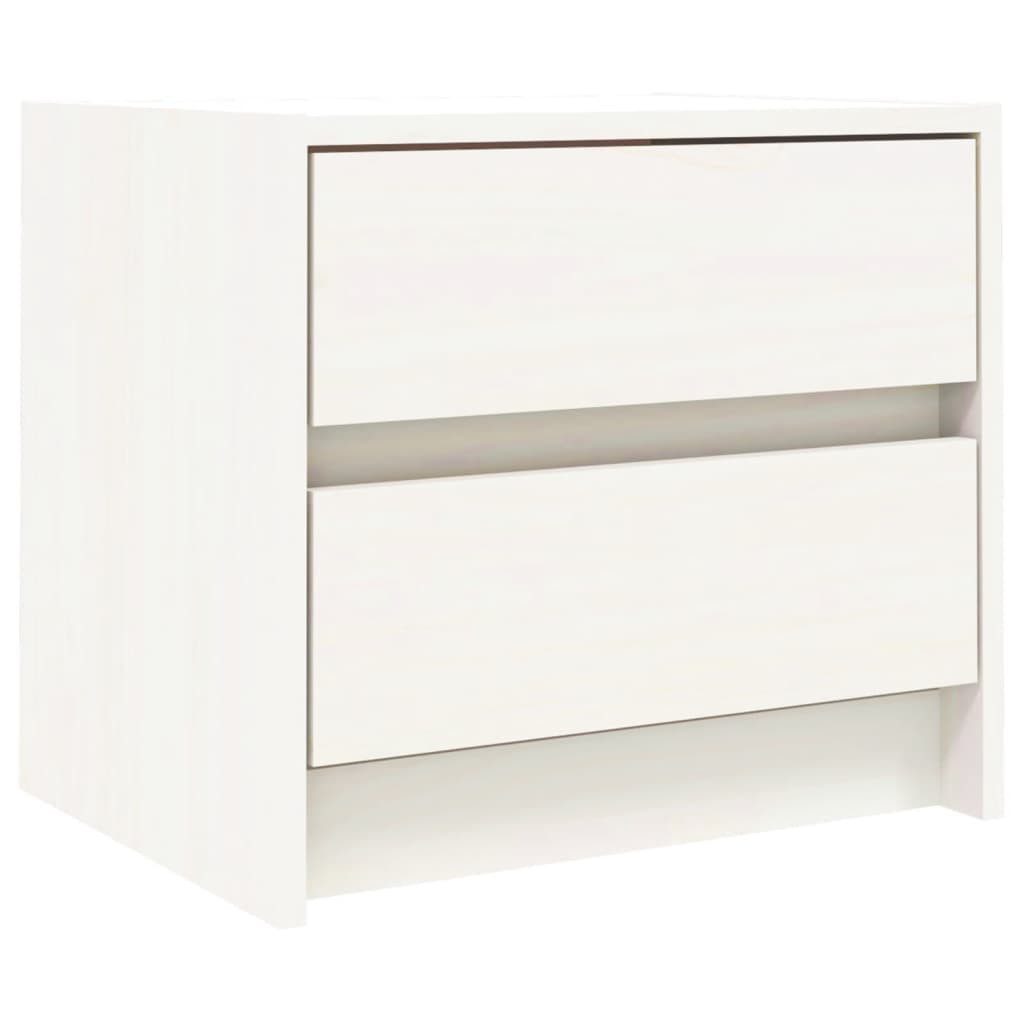 vidaXL Nachttisch Nachttisch Weiß 40x31x35,5 cm günstig online kaufen