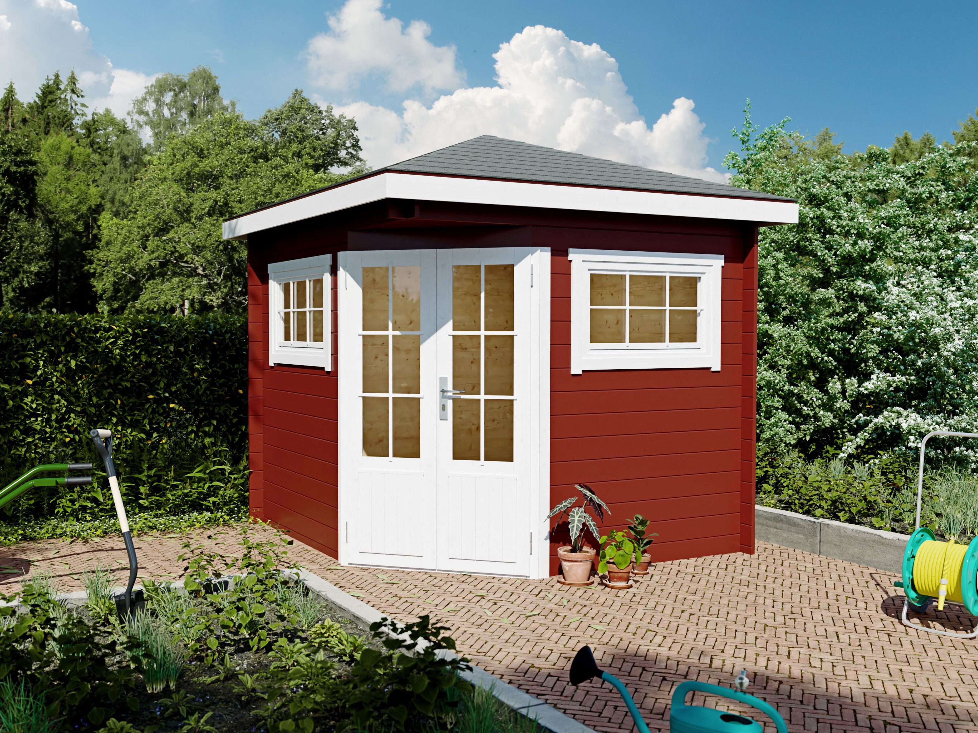 Fjordholz Gartenhaus Evelyn 2A