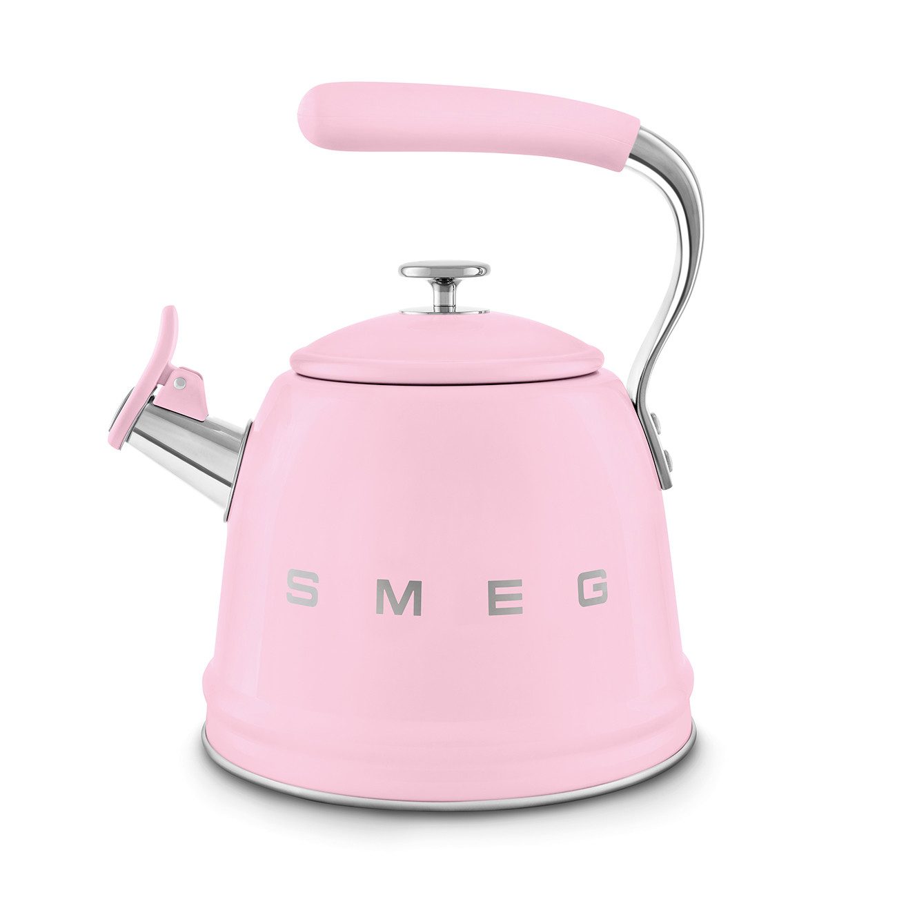 Smeg Wasserkessel WKF01PK Wasserkessel 50s Style Cadillac Pink - für alle Herdarten inkl, Kein Topf (Retro), 50s Style