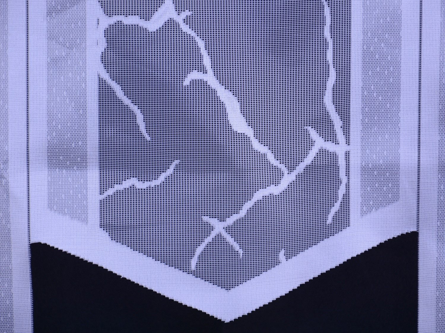 Clever-Kauf-24 Scheibengardine Bistrogardine Flächenvorhang Jacquard abstra günstig online kaufen