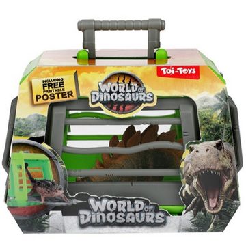 Toi-Toys Actionfigur Kinder Dino in einem Dinosaurier-Käfig