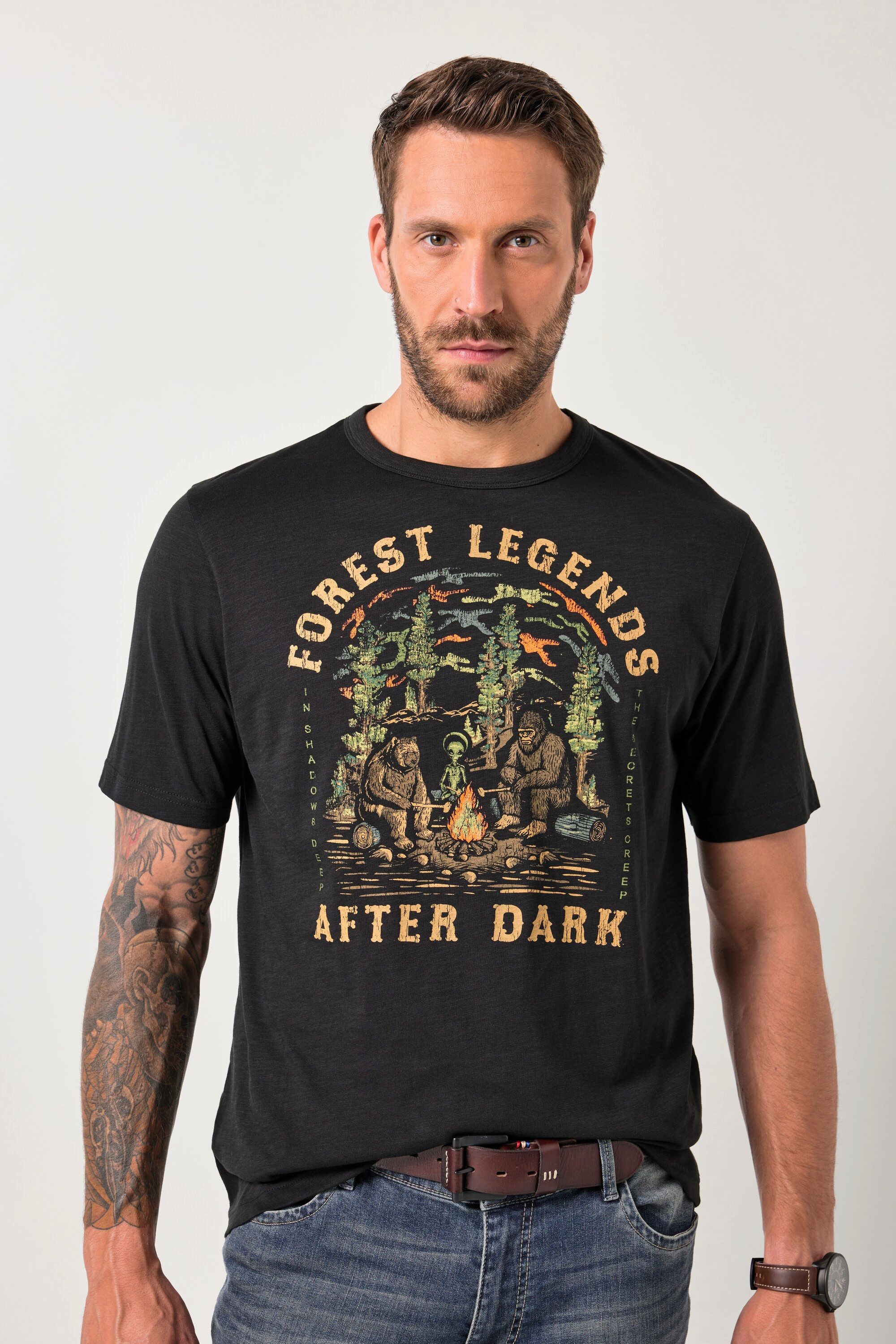T-Shirt T-Shirt Halbarm Brustprint