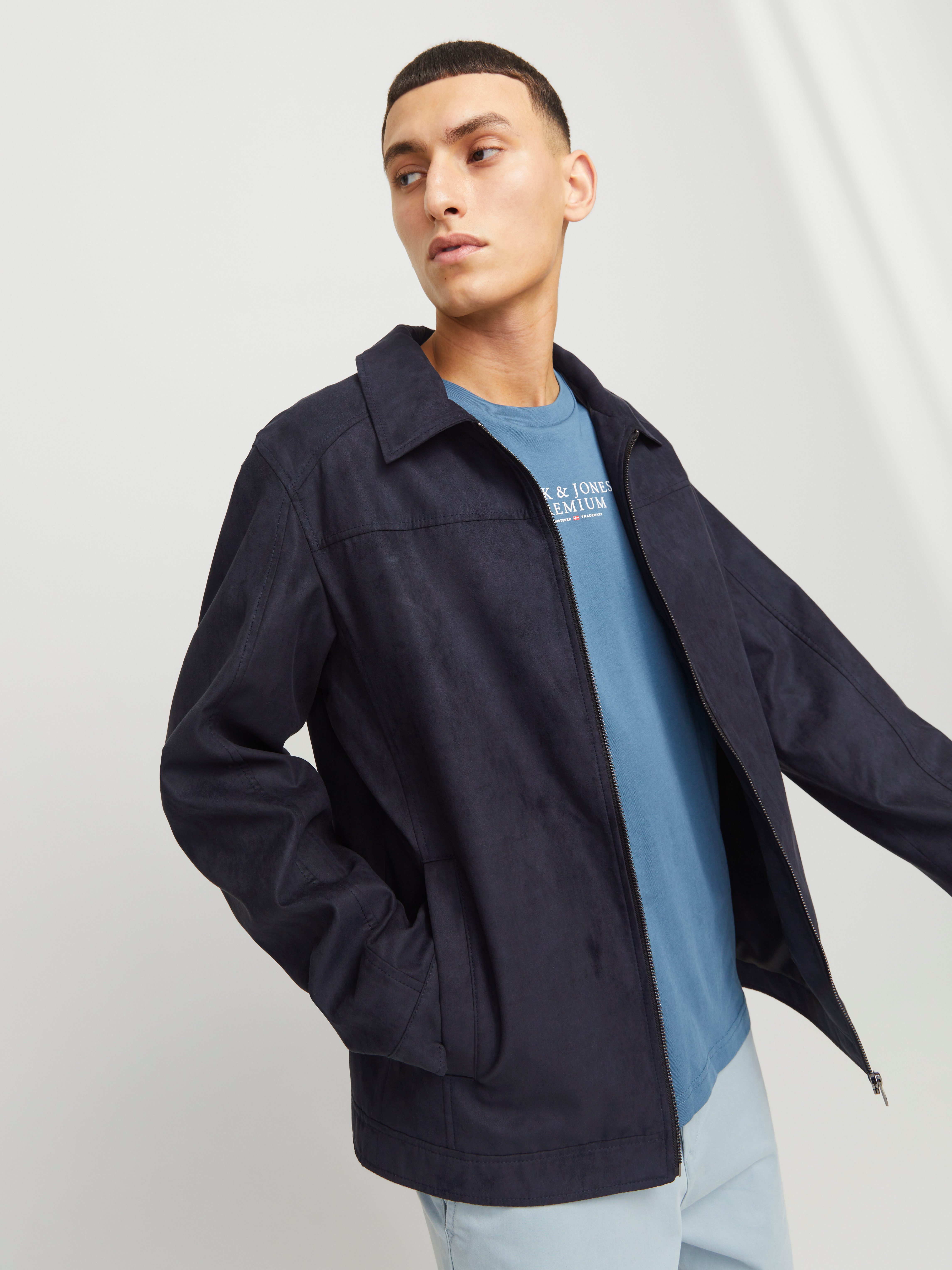 Jack & Jones Hemdjacke JJEDYLAN SHACKET NOOS mit Fly-Away Kragen günstig online kaufen