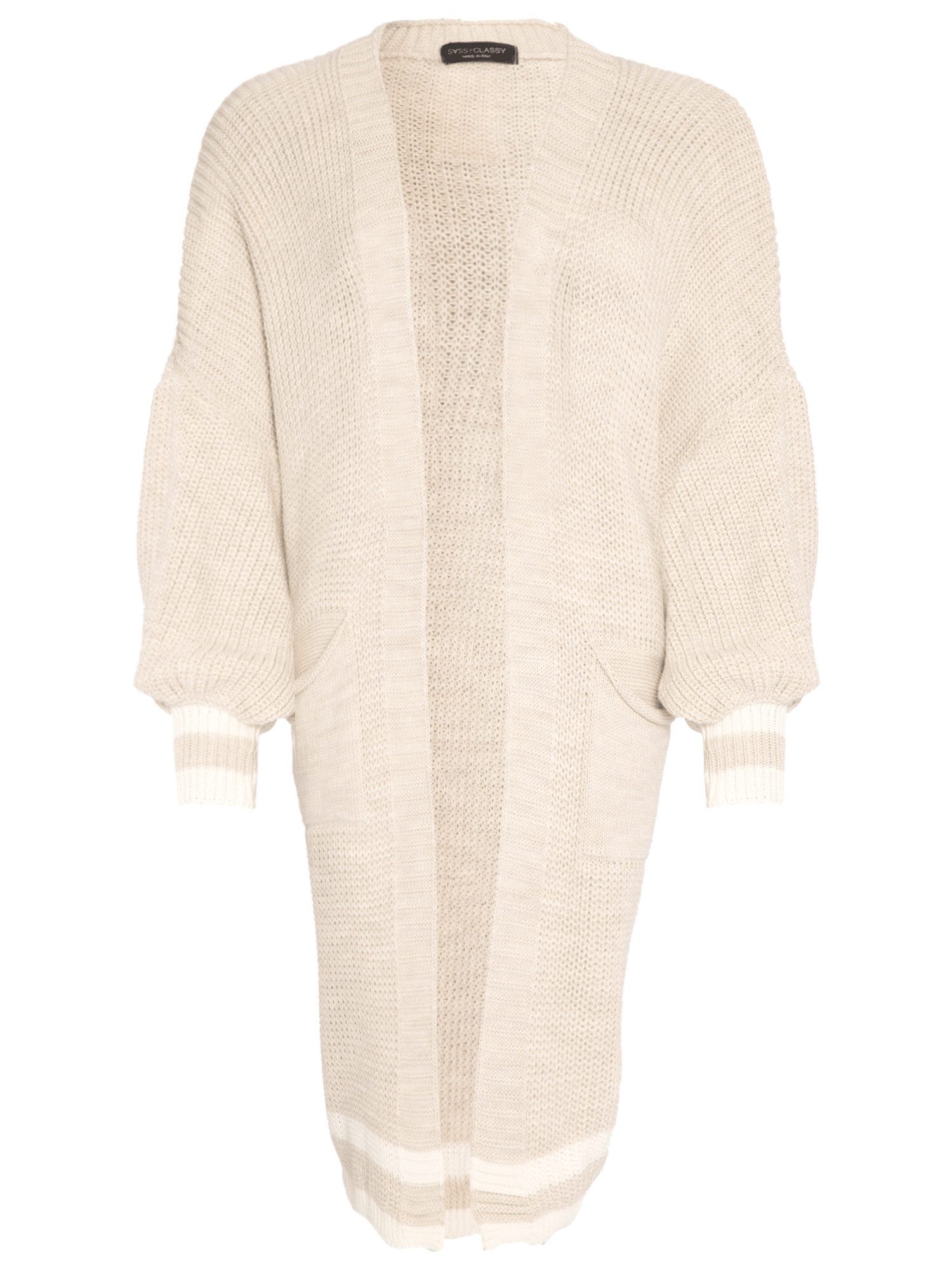 SASSYCLASSY Longstrickjacke Oversize Strickjacke Damen lang günstig online kaufen