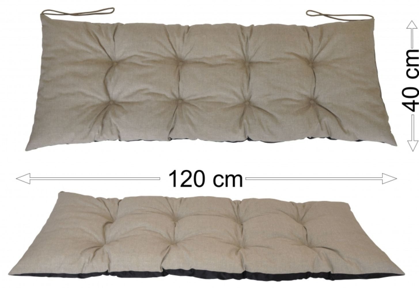 Rattani Sitzkissen Polster Kissen für Gartenbank günstig online kaufen