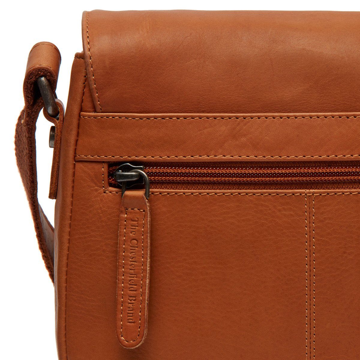 The Chesterfield Brand Umhängetasche Wax Pull-up Leder Jagdttasche 2,7 Liter Roman, wasserabweisend