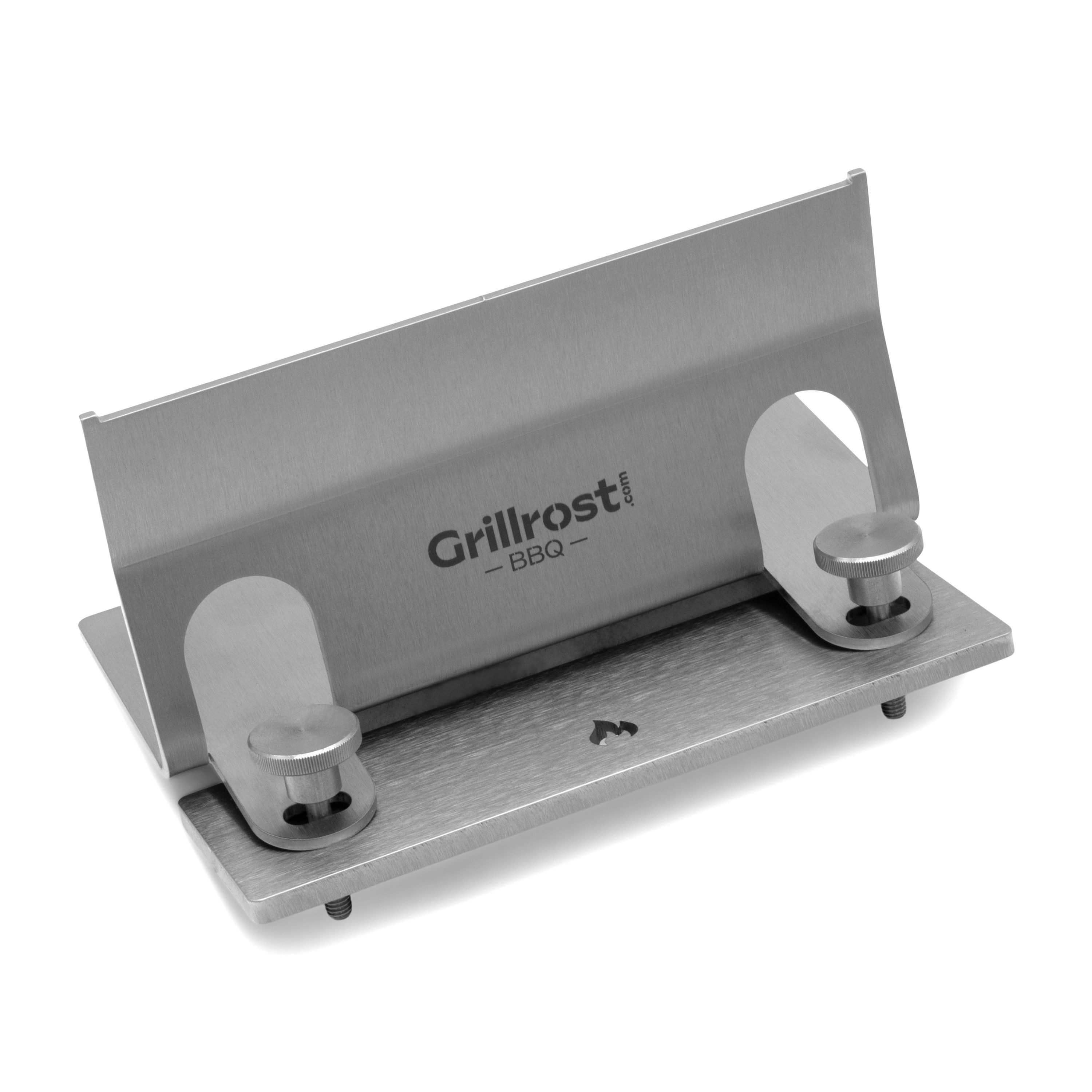 Grillrost.com BBQ Grillrost BBQ Adapter für Flammlachshalter auf Gasgrill, Made in Germany