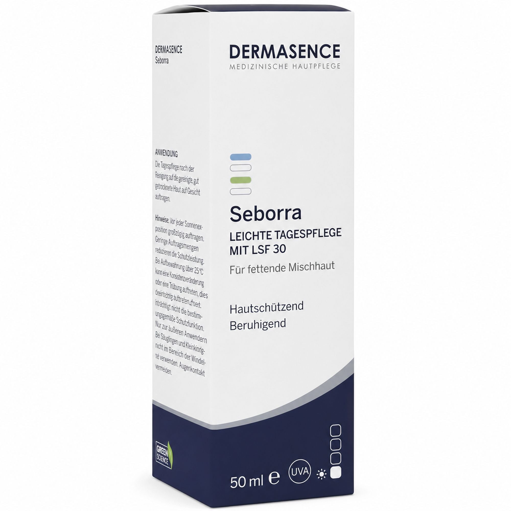 Medicos Kosmetik Gesichtspflege DERMASENCE Seborra leichte Tagespflege mit LSF 30