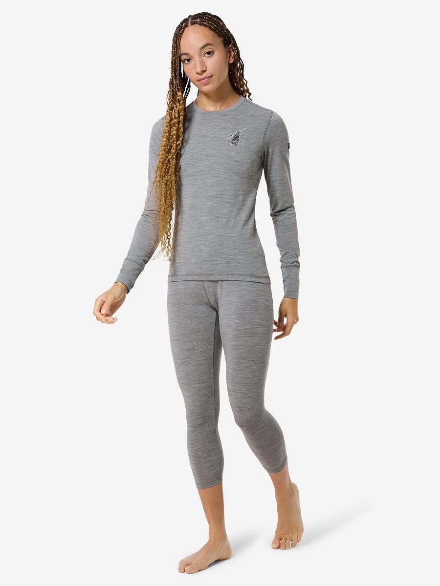 SUPER.NATURAL Funktionsshirt für Damen, Merino W TUNDRA175 BUNNY LS atmungsaktiv