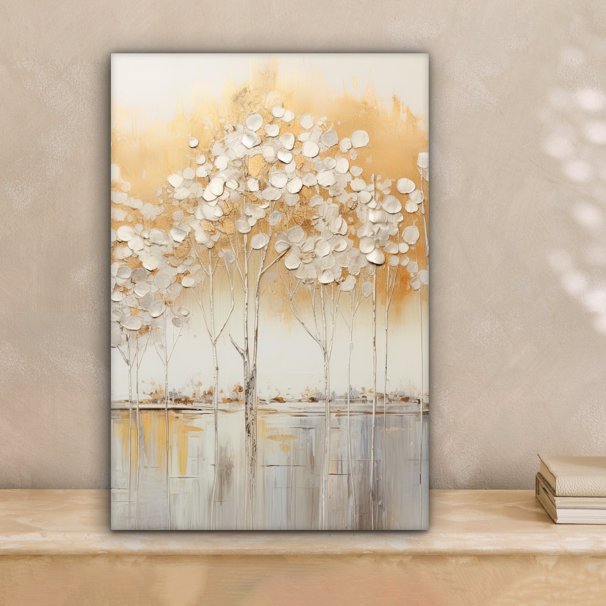 OneMillionCanvasses® Leinwandbild Bäume - Kunst - Acryl - Natur, Fotodruck günstig online kaufen