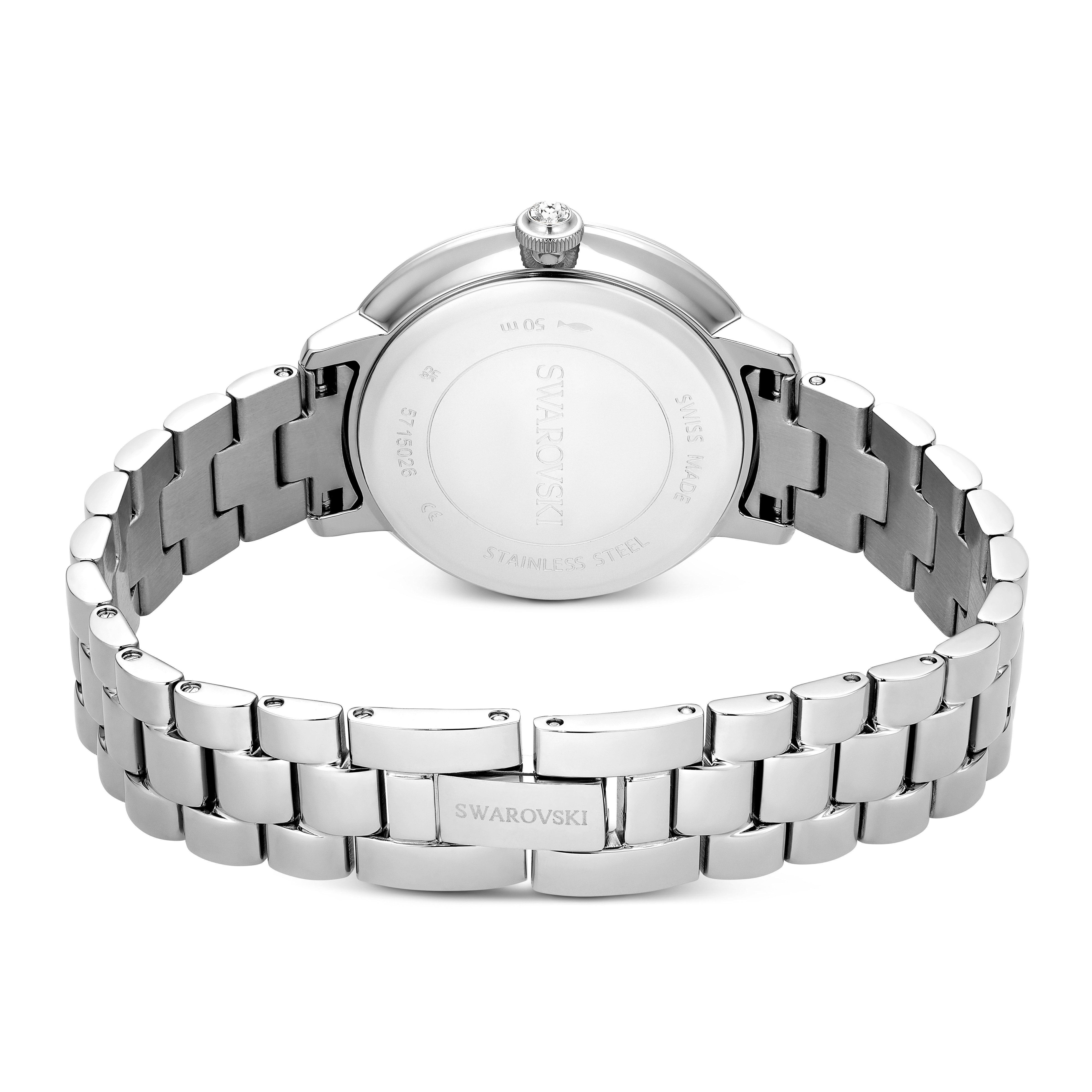 Swarovski Quarzuhr MATRIX 3-LINK 5706182, Armbanduhr, Damenuhr, Swiss Made, Edelstahlarmband, analog
