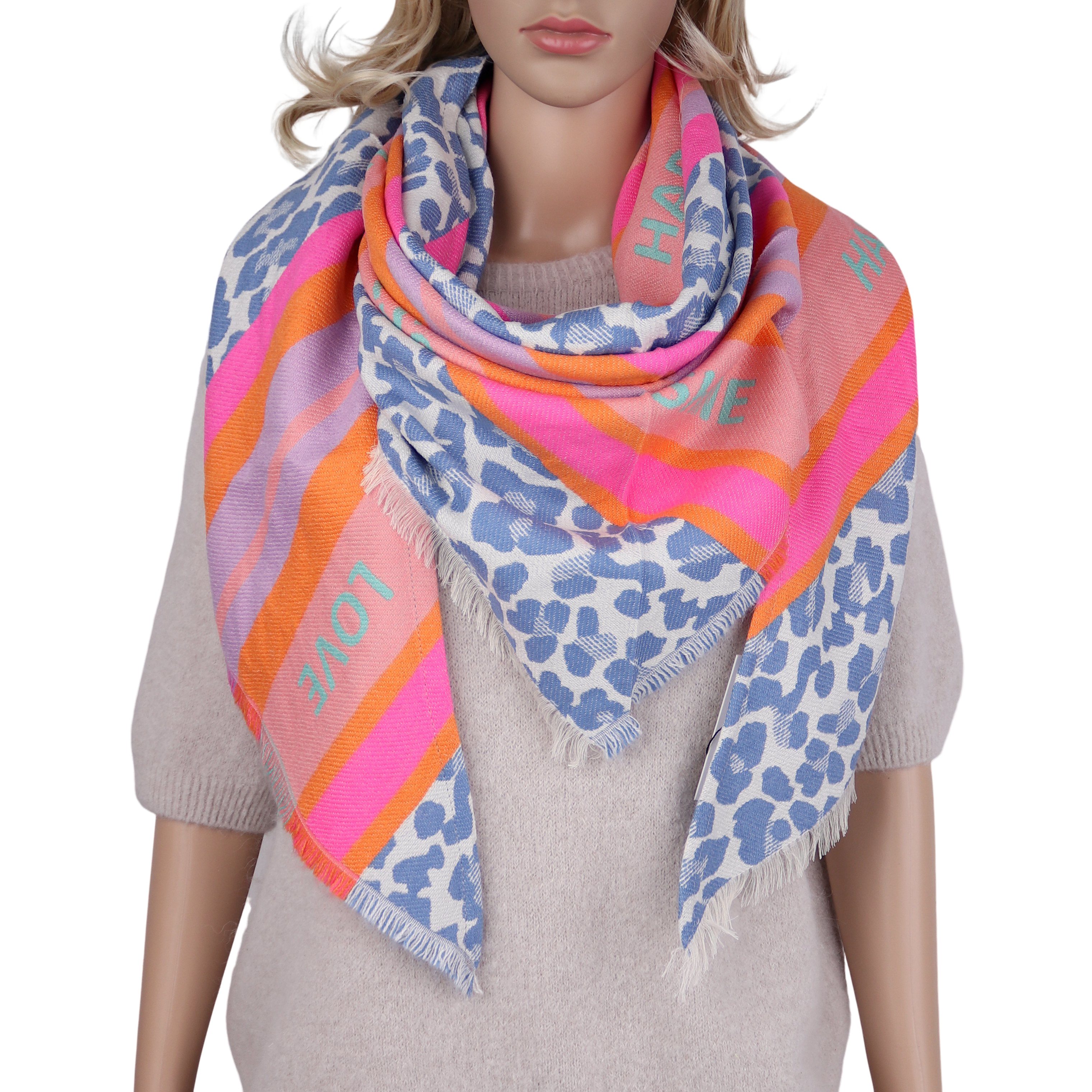 MIRROSI Dreieckstuch weicher und warmer XXL Dreiecksschal ca.190x95 cm, (ca günstig online kaufen