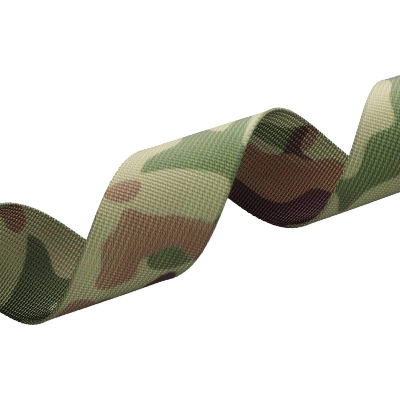 maDDma 1m Gurtband im Tarnmuster Design Rollladengurt, camouflage