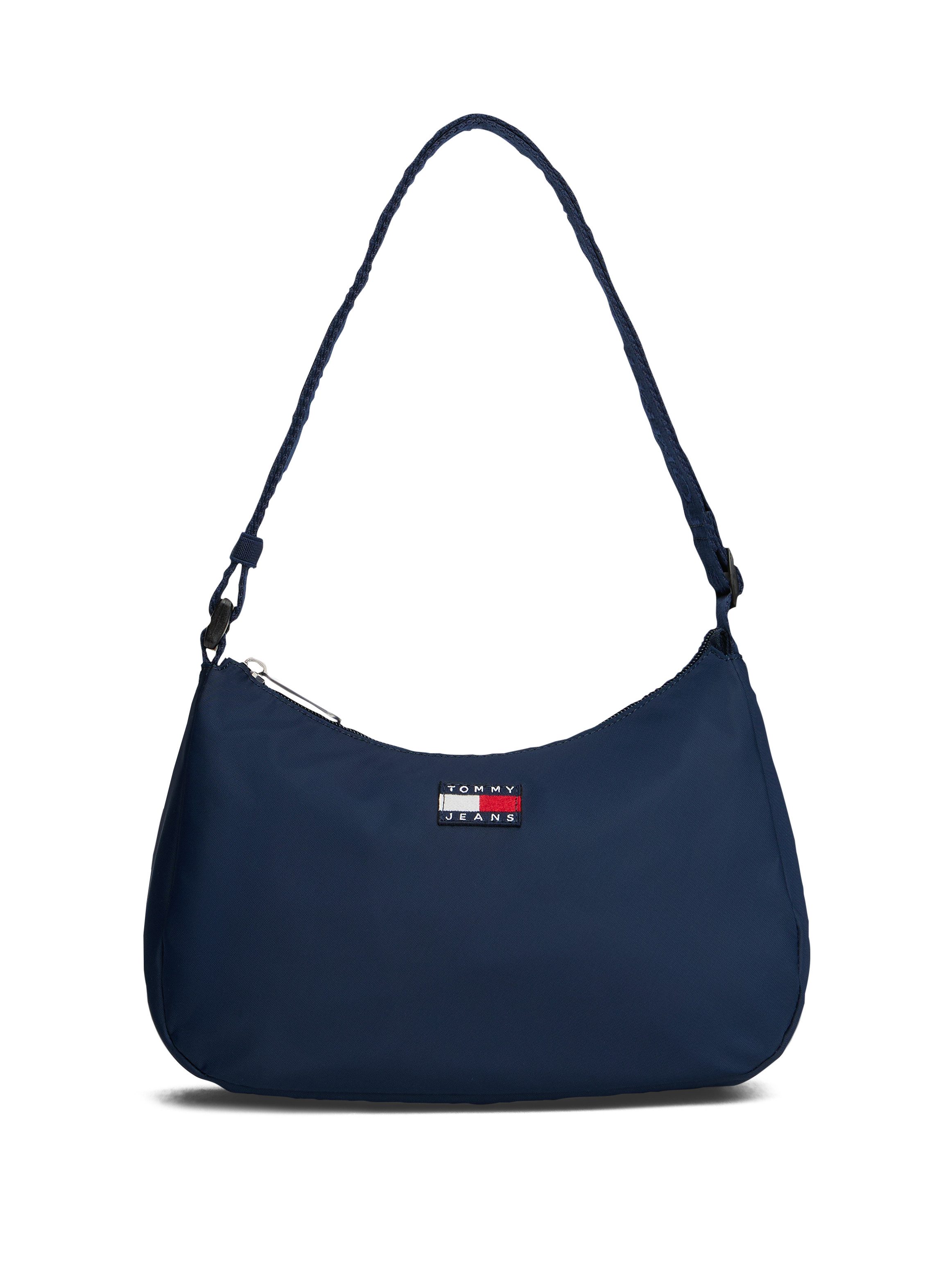 Tommy Jeans Schultertasche TJW ESS DAILY SHOULDER BAG, Damen Tragetasche mit logobedrucktem Riemen