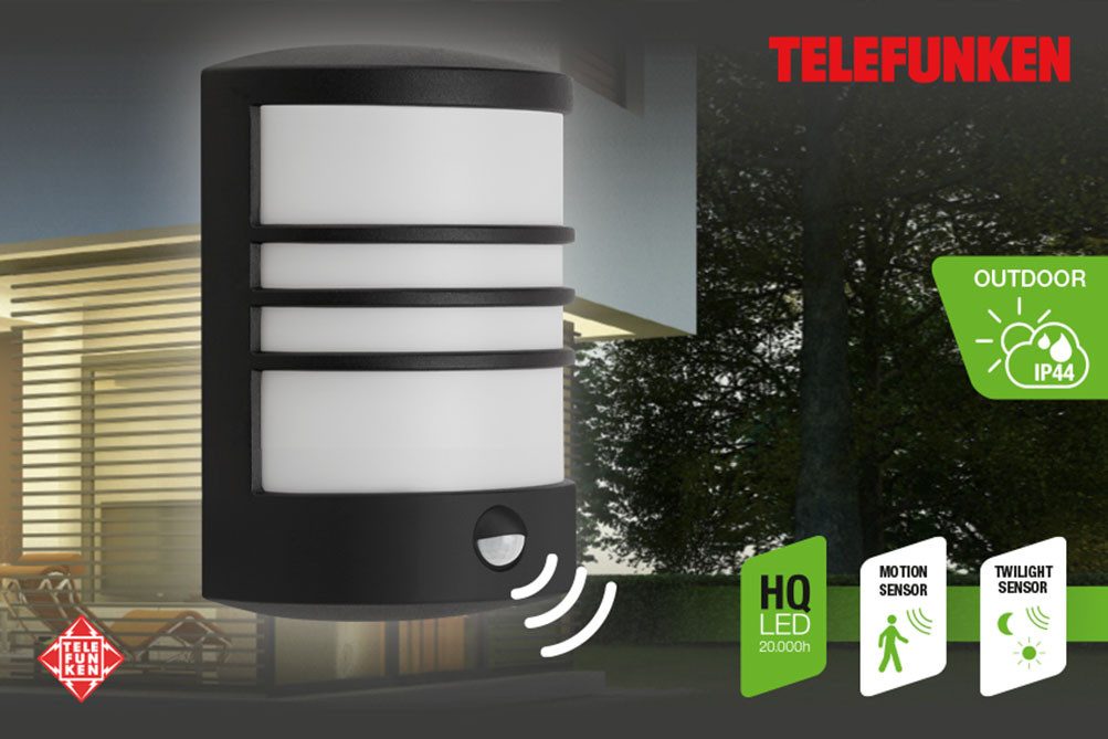 Telefunken LED Außen-Wandleuchte TOLEDO