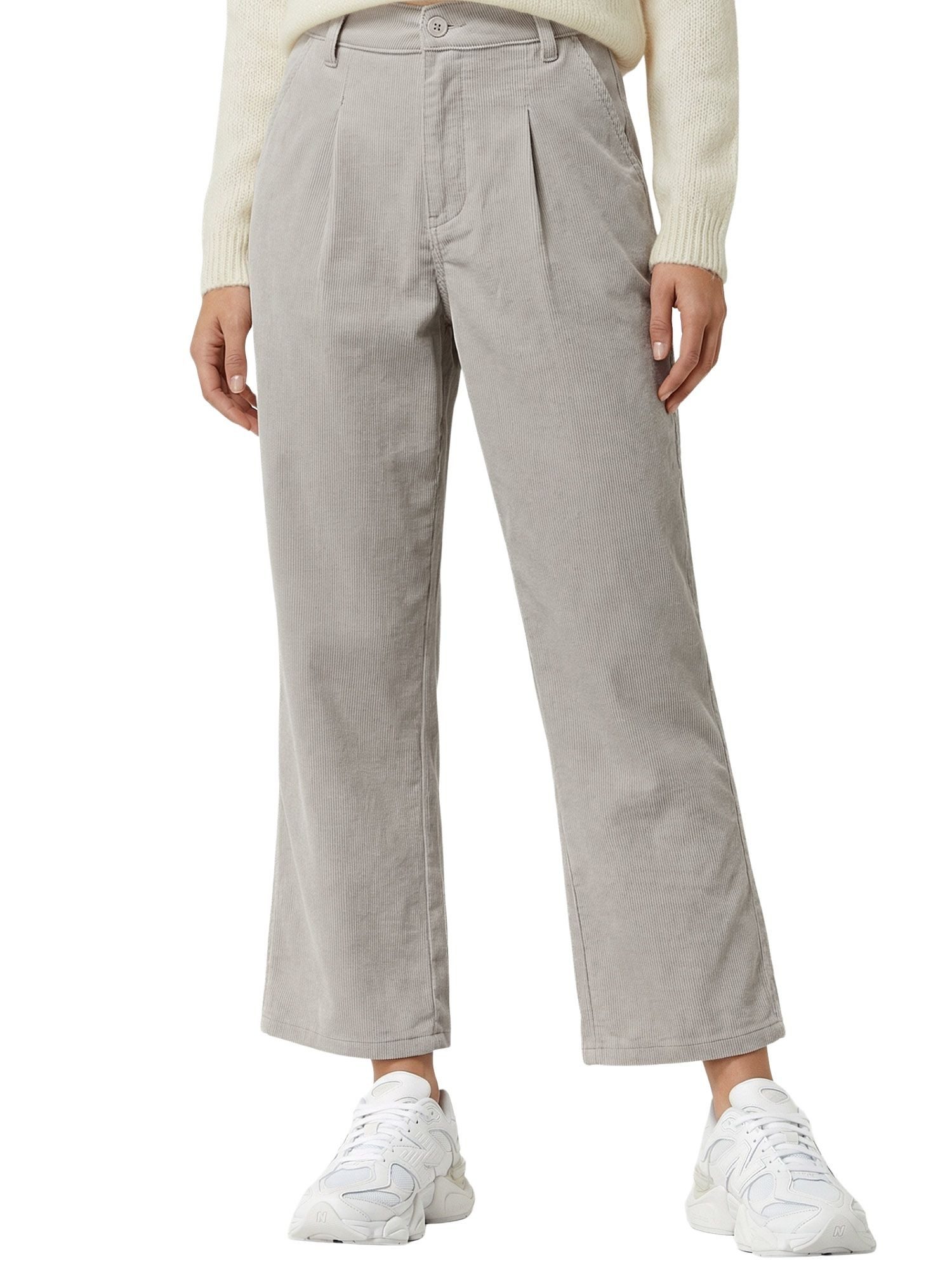 Tazzio Stoffhose F142 Cordhose mit Bundfalten, Wide Leg, hoher Bund