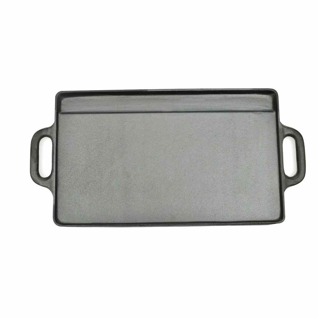 vidaXL Grillpfanne Grillplatte Wendeplatte Gusseisen 50x23 cm