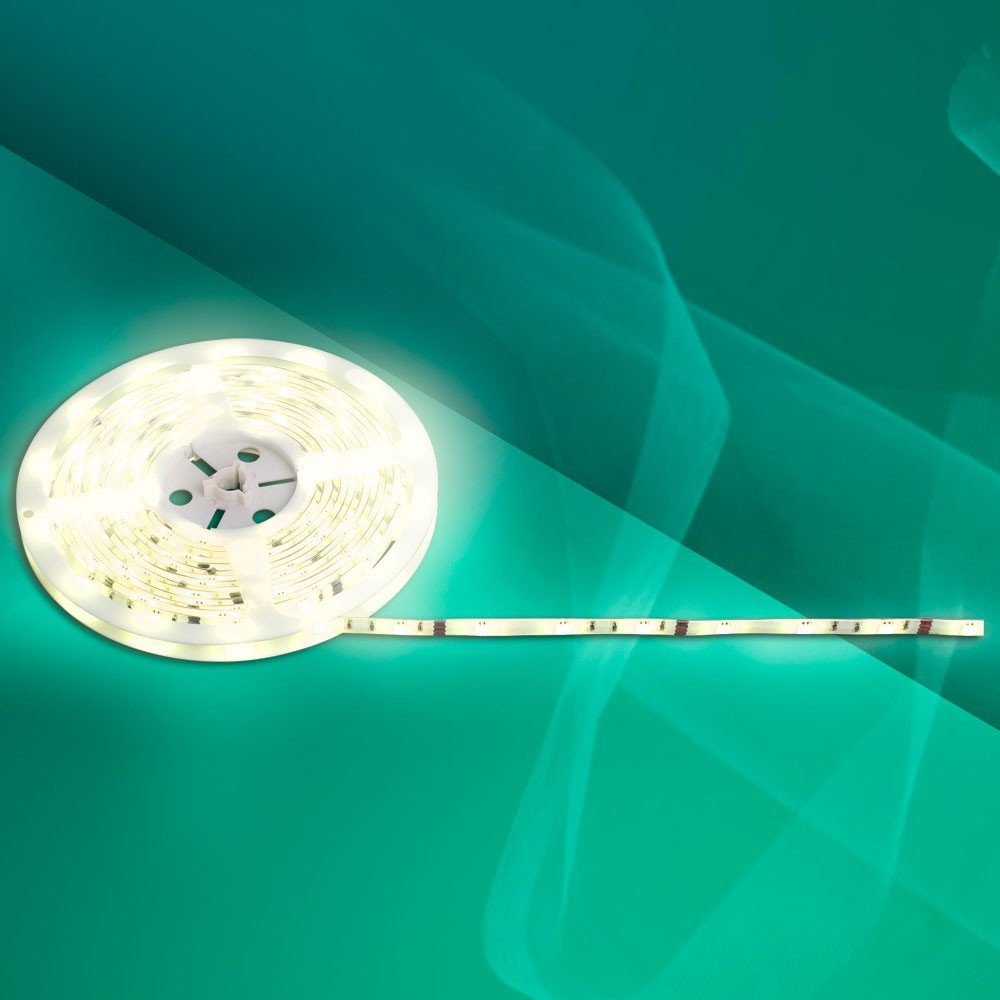 GLOBO LIGHTING Dekolicht, LED-Leuchtmittel fest verbaut, Warmweiß, LED Schlauch Band Lichterkette Beleuchtung Innen Verbinder Wohn Schlaf
