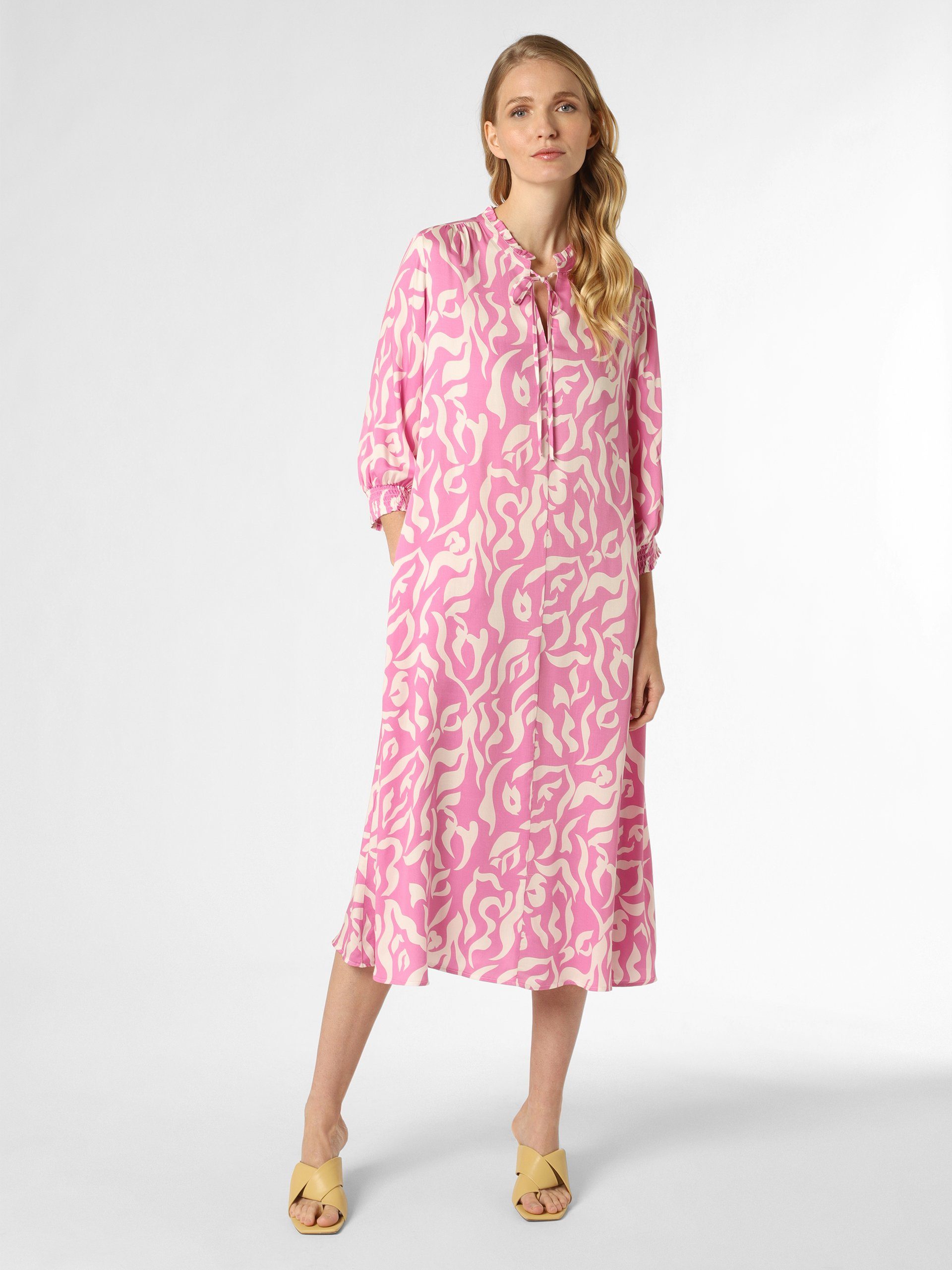 Apriori A-Linien-Kleid pink ecru