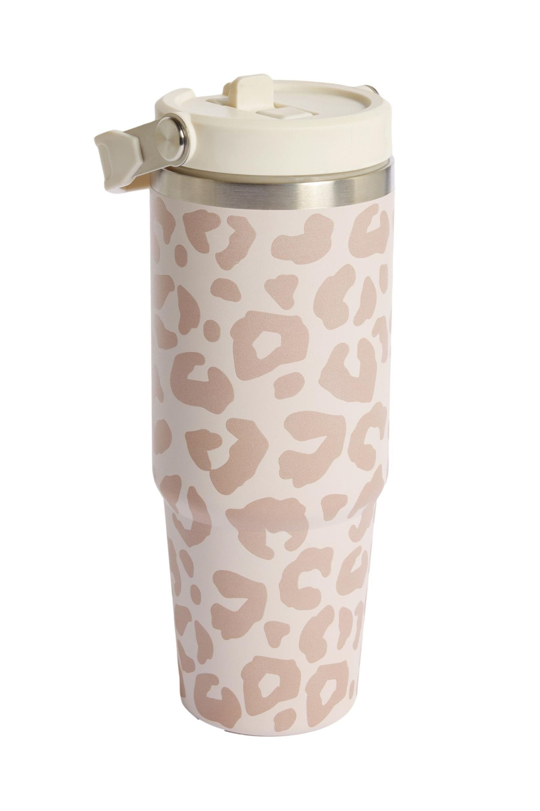 Next Trinkflasche Trinkflasche mit Leopardenmuster