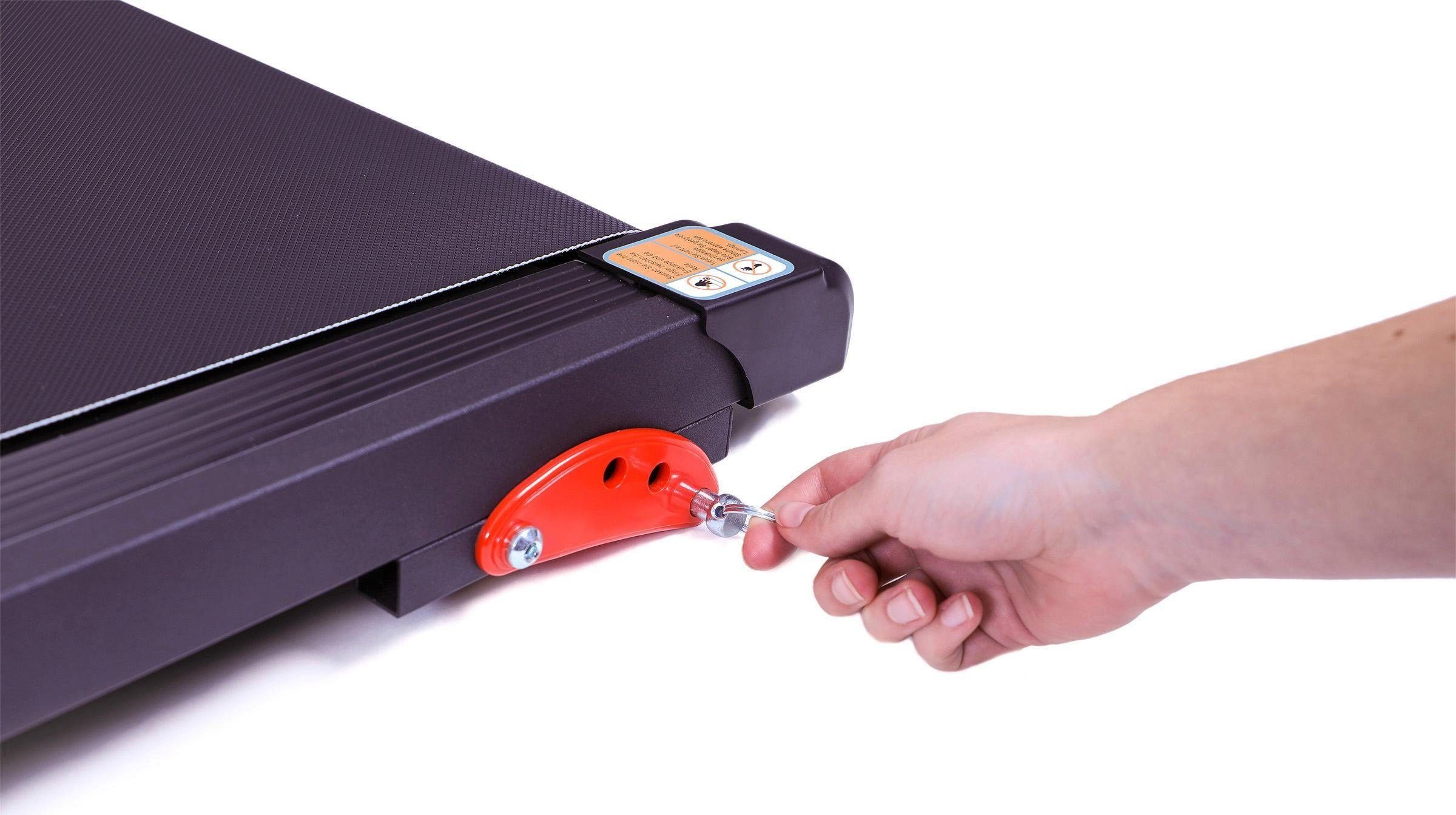 MOTIVE FITNESS by U.N.O. Laufband Fit-Start Basic (platzsparend zusammenklappbar), bis max. 8 km/h, klappbar, 100 kg max. Benutzergewicht