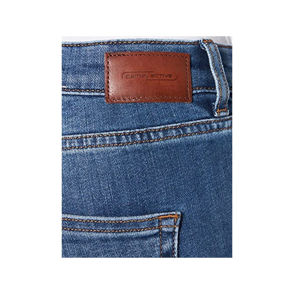 5-Pocket-Jeans active camel blau (1-tlg)