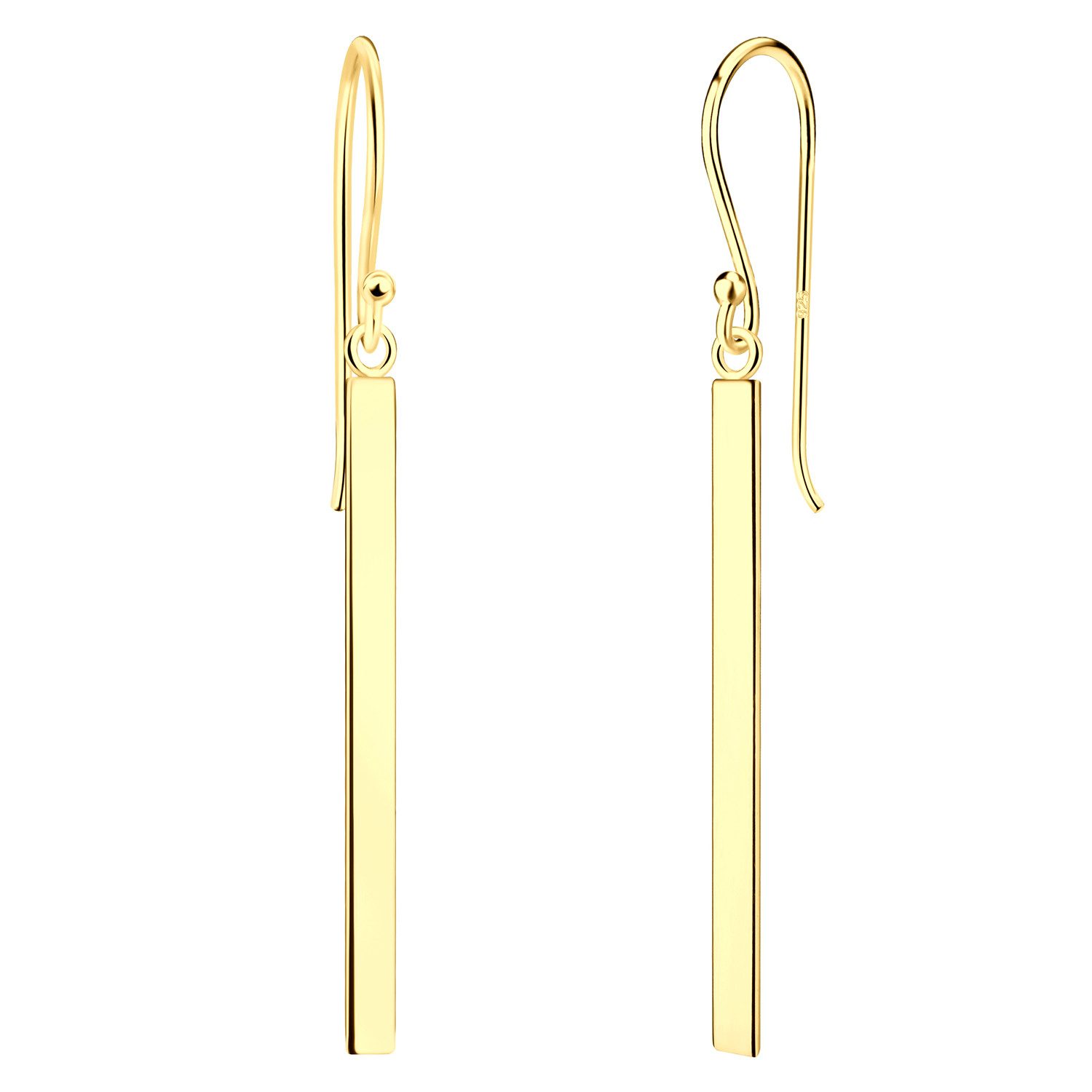 LÖB Paar Ohrhänger 925 Silber Ohrringe Hängend Stab Ohrhänger 585er Gold ve günstig online kaufen
