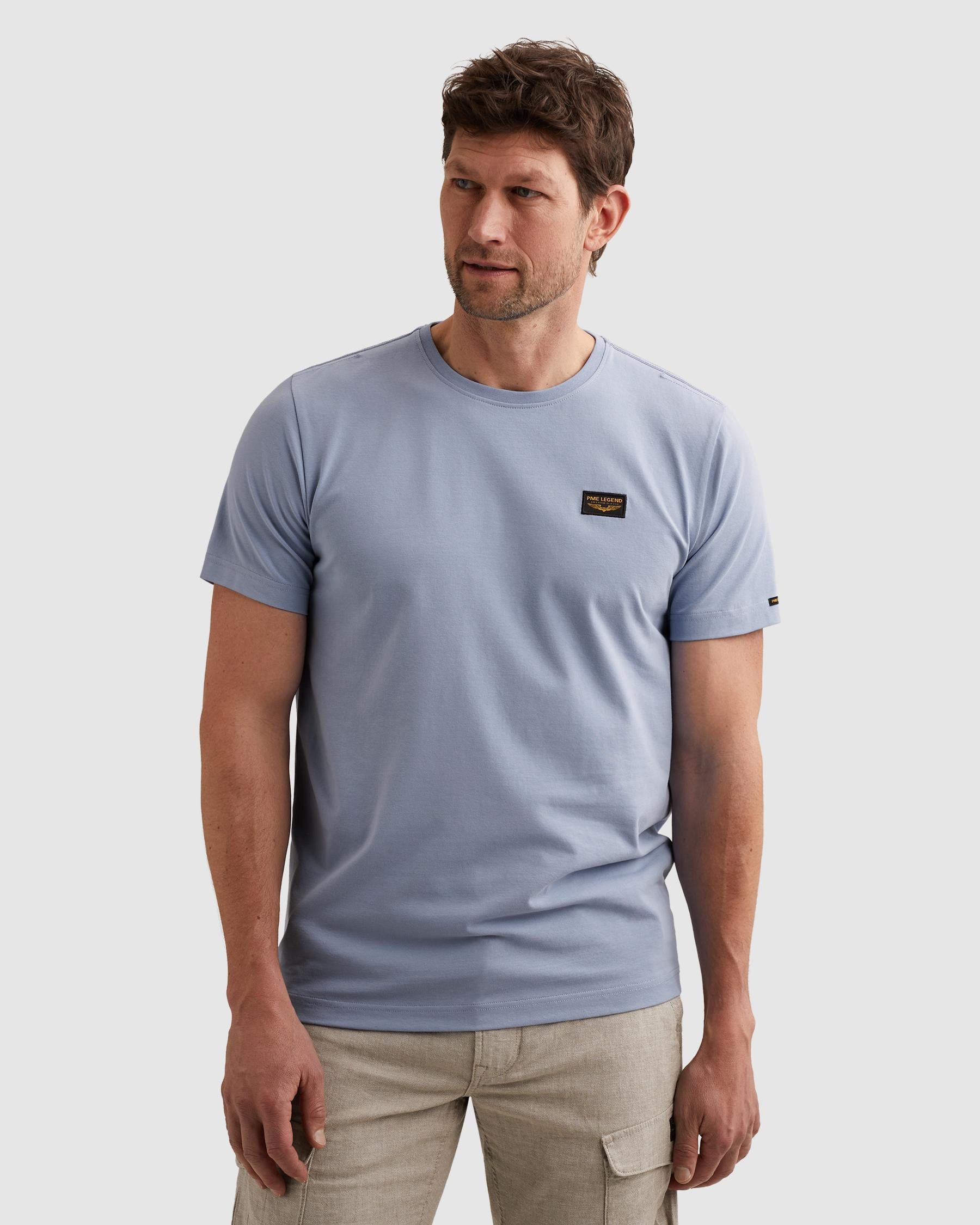 PME LEGEND T-Shirt mit Logobadge