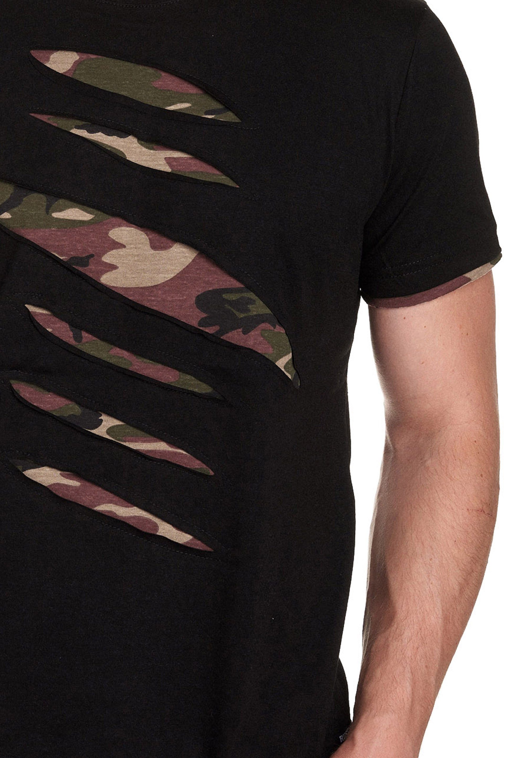 Rusty Neal T-Shirt im trendigen 2-in-1-Design