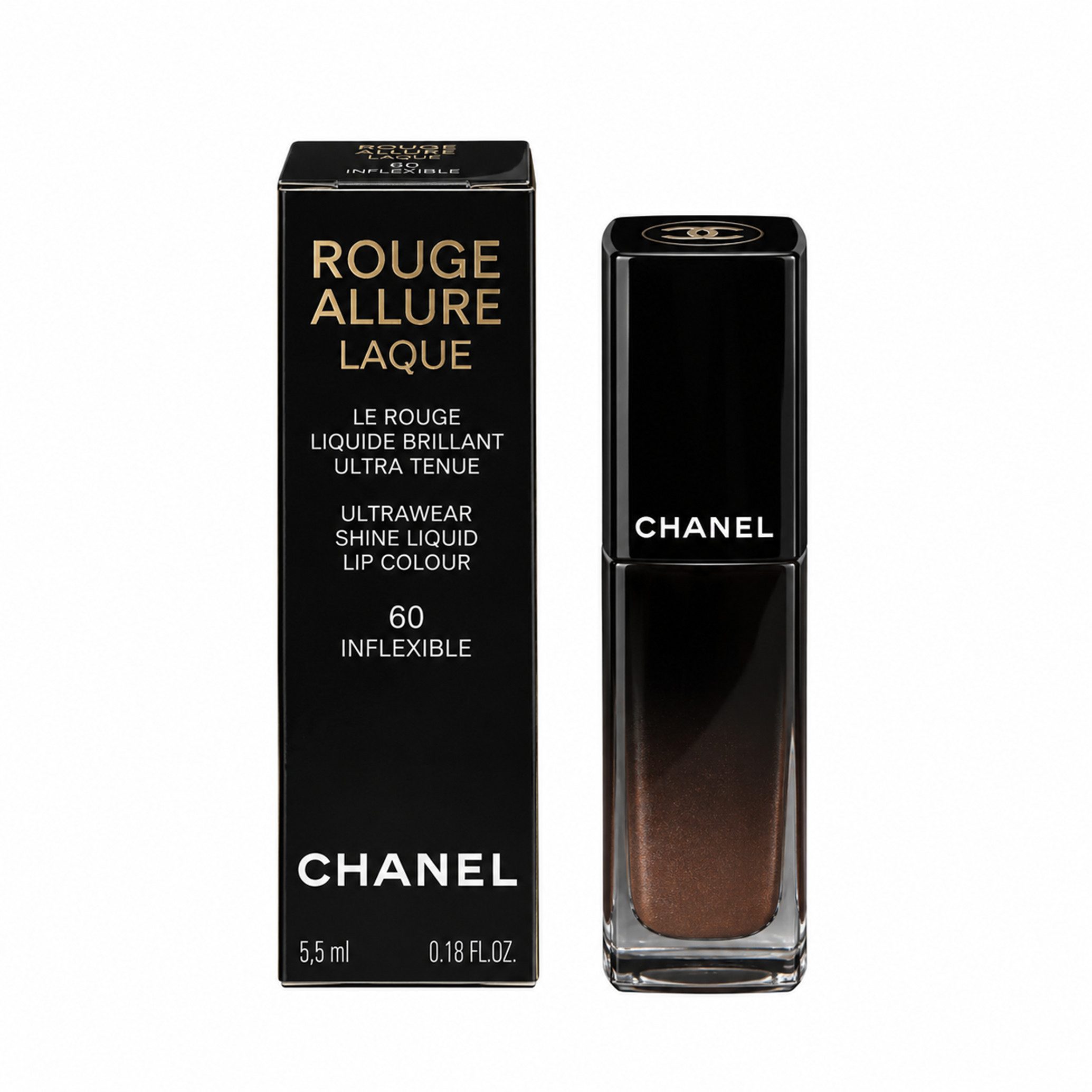 CHANEL Lippenstift Chanel Rouge Allure Laque 60 Inflexible 5,5ml