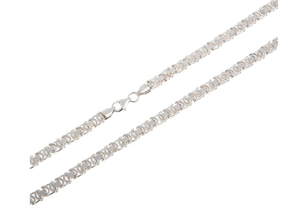 Silberkettenstore Silberkette Königskette, flach 4,6mm - günstig online kaufen