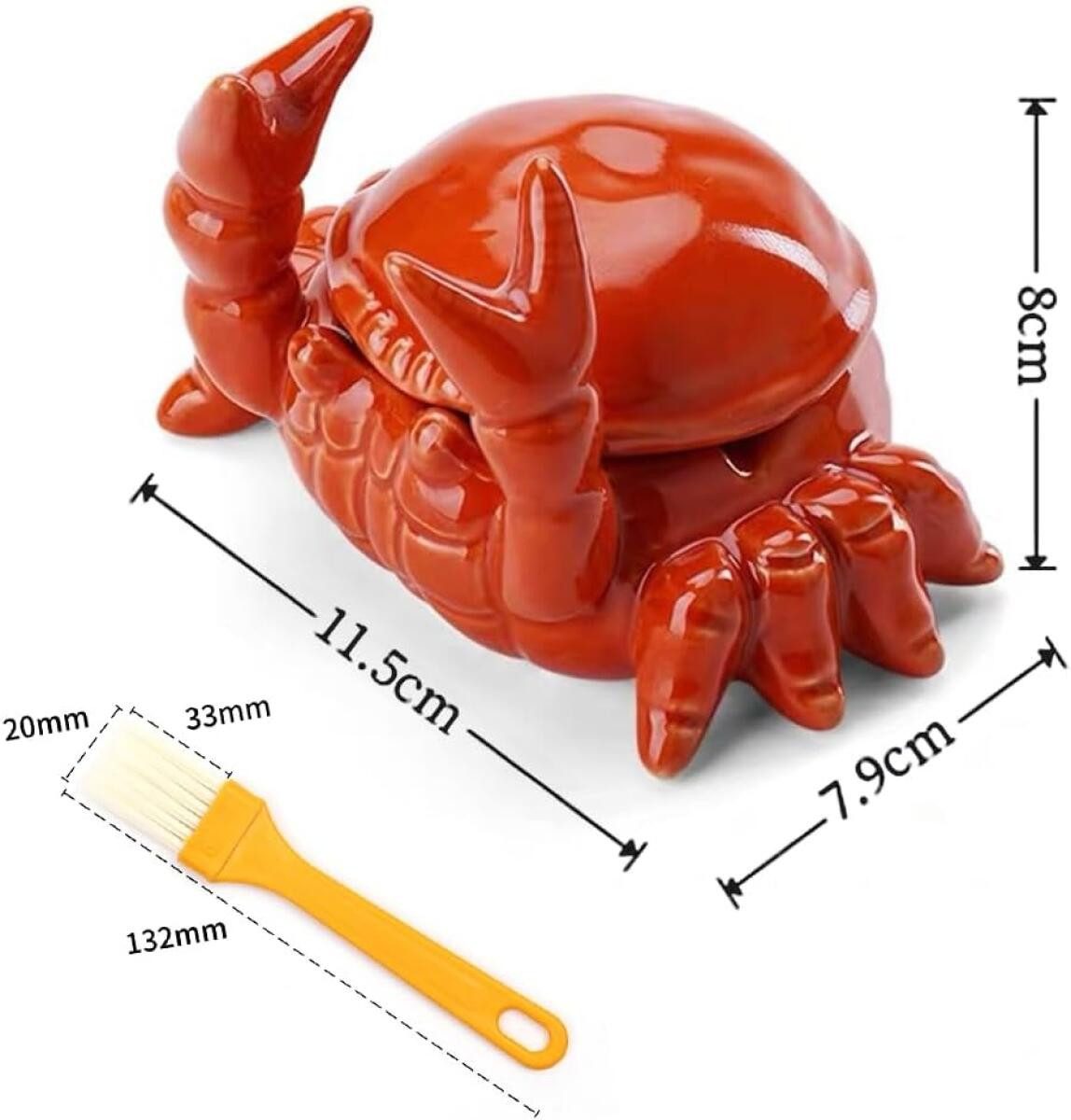FELIXLEO Aschekasten Aschenbecher für draußen mit Deckel Winddicht Geruchsdicht Orange