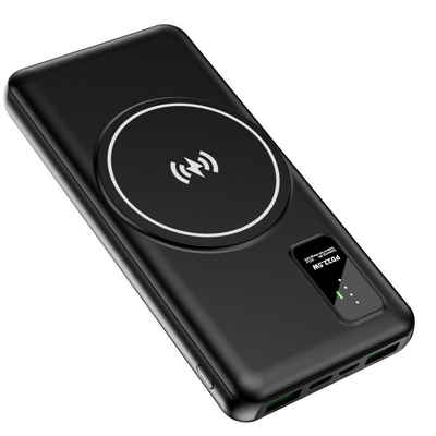 JOEAIS Wireless PowerBank 10000mAh Externe HandyAkkus Batterie USB Type C Powerbank, 3*Kabel 22.5W Ladegerät Kompatibel