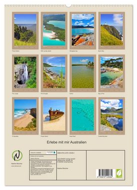 CALVENDO Wandkalender Erlebe mit mir Australien (Premium, hochwertiger DIN A2 Wandkalender 2023, Kunstdruck in Hochglanz)