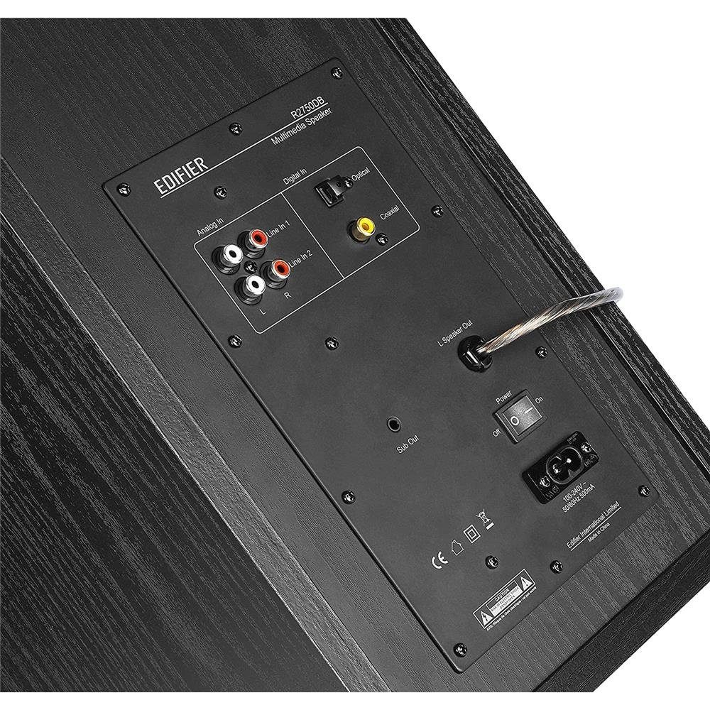 Edifier® R2750DB Regal-Lautsprecher 2.0 (Bluetooth, 136 W, Fernbedienung)